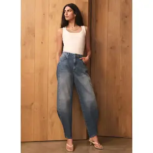 Mint Velvet Mid Indigo Balloon Jean